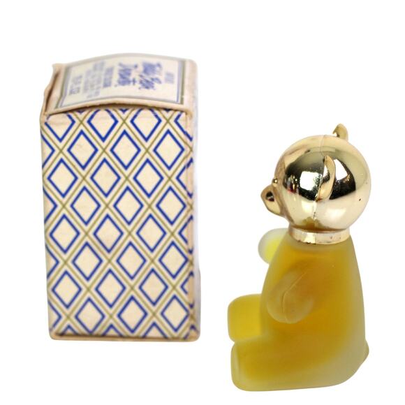 Vintage Avon Teddy Bear Decanter Topaze Cologne .75 fl. oz. New in Box - Picture 2 of 6